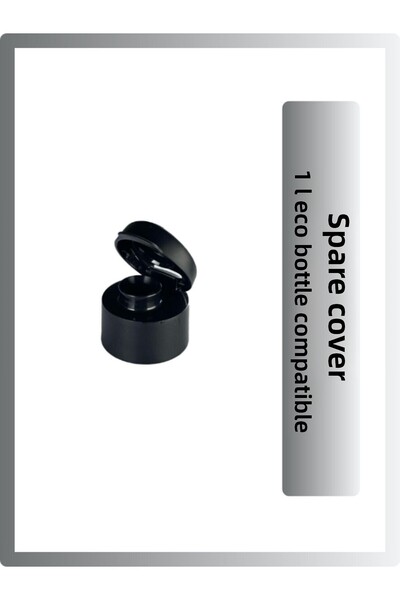 Tupperware 1L Eco Bottle Compatible Black Spare Lid