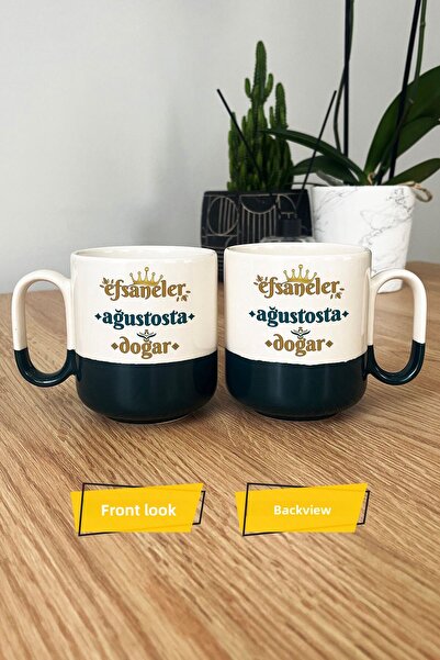 Hedizu Legends Are Born in August Pro Mug Cup Black Lion Sign Birthday Gift