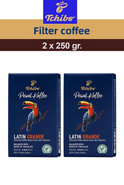 Tchibo Privat Kaffee Latin Grande Ground Filter Coffee 2x250 gr.