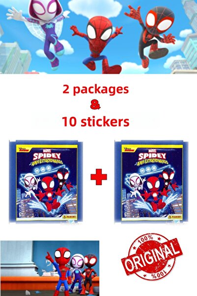 Open Toys Autocolante Spidey și prietenii săi incredibili Panini - 2 pachete ...