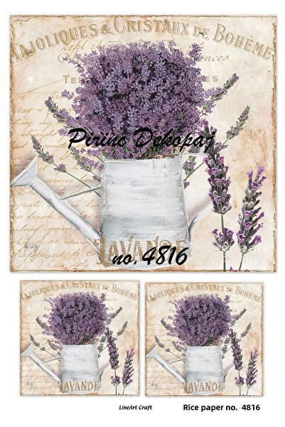 LİNEART Lineart Brass Decopage Paper No:L4816- 29X42Cm