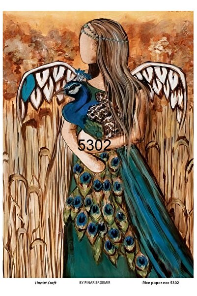 LİNEART ورق ديكوباج نحاسي Lineart رقم: L5302 - 29x42 سم