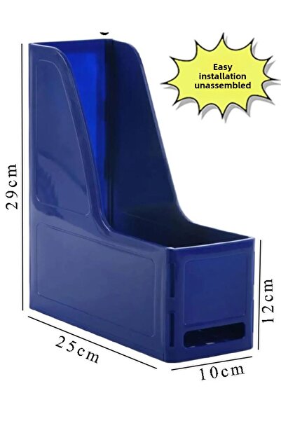 Modellino Easy Installation A4 File Archive Folder - Navy Blue