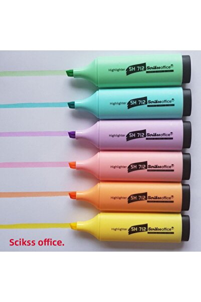 Scrikss Sh712 نفطة الباستيل الفوسفورية 5 قطع