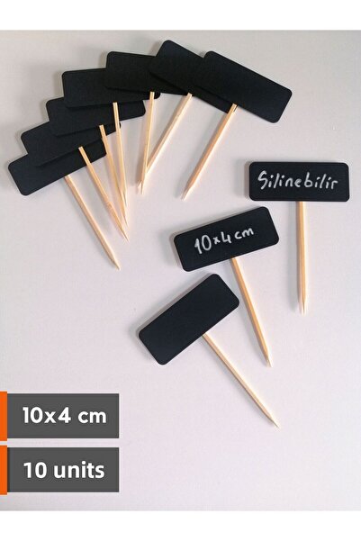 Şeffaf Etiket 10 buc Etichetă neagră Etichetă de preț pentru produs cu stick ...