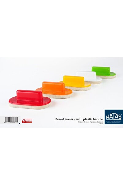HATAS ممحاة خشبية بمقبض بلاستيكي 00877