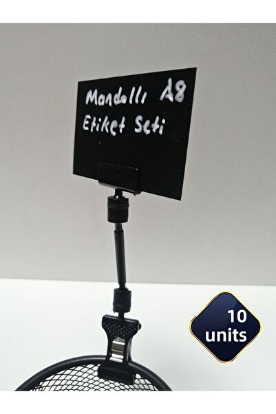 Global Türk Set de etichete negre A8 ușor de șters - Decorative și agățabile ...