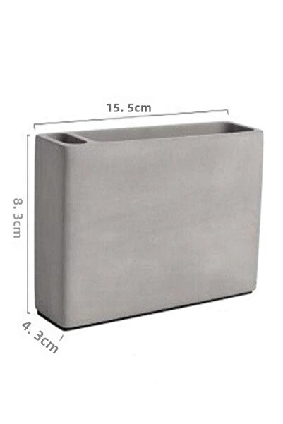 betonmall Gray Concrete Decorative Napkin Holder And Toothpick Holder Restaurant Cafe Restaurant