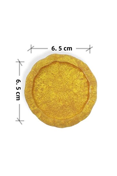 Epoksimax Round Magnet - Wave Edge - Premium Series Silicone Mold (epoxy Resi...
