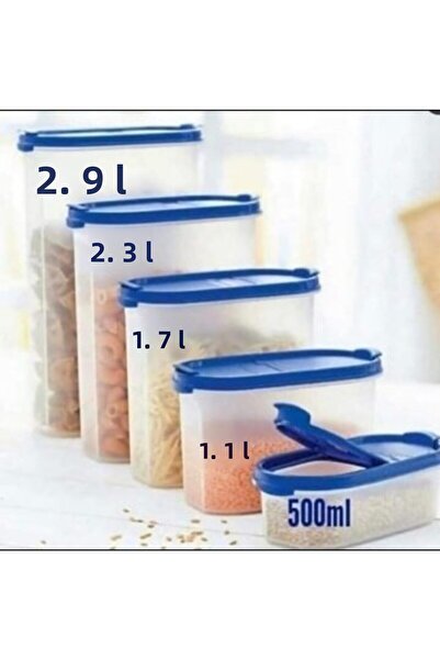 Tupperware مجموعة بيضاوية من 5