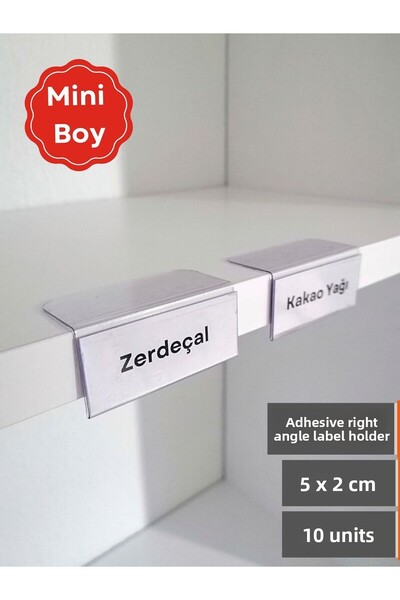 Şeffaf Etiket 10 τεμάχια ετικετοθήκης PVC για το μπροστινό μέρος του ραφιού, ...