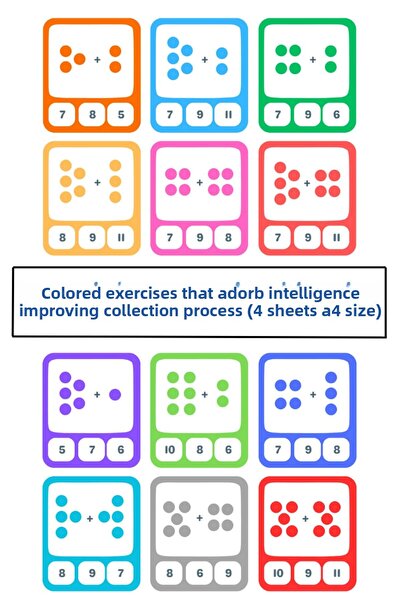 Organik Yolda Colorful Exercises That Like Collecting Operations, Developing ...