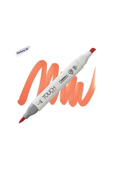 Shinhan Art قلم فرشاة Touch Twin: قلم تحديد مزدوج الجوانب: Tl211 Tiger Lily