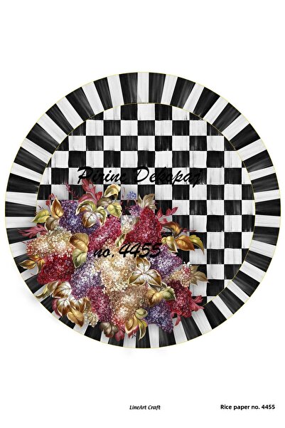LİNEART ورق ديكوباج نحاسي Lineart رقم: L4455 - 29x42 سم
