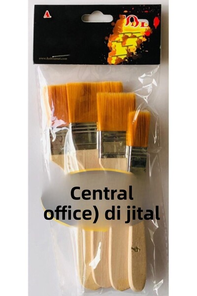 Linea Synthetic Acrylic and Oil Paint Ground Brush Set of 4