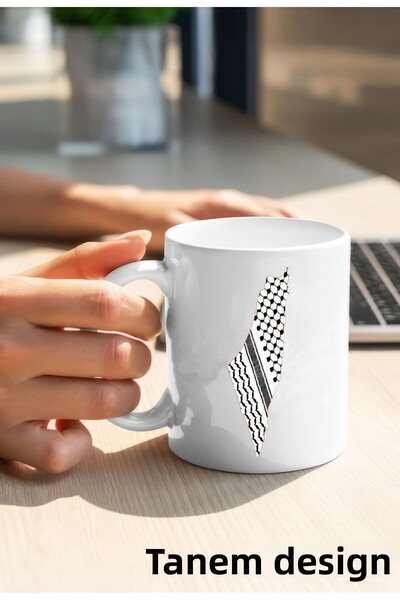 Tanem Tasarım تصميم فلسطيني - كوب كلاسيكي بنمط غزة وكودوس