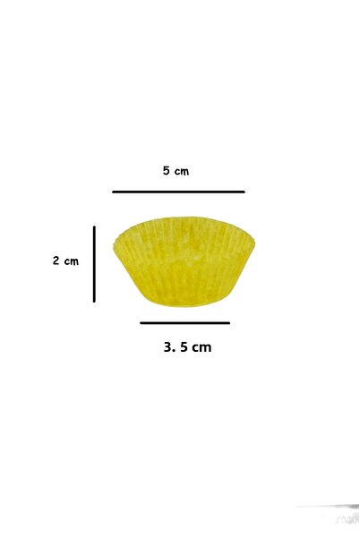 Yusuf Dirik YD Party Supplies Mini Size Truff Chocolate Cake Brownie Mold 35x20 mm Approximately 100 Pieces