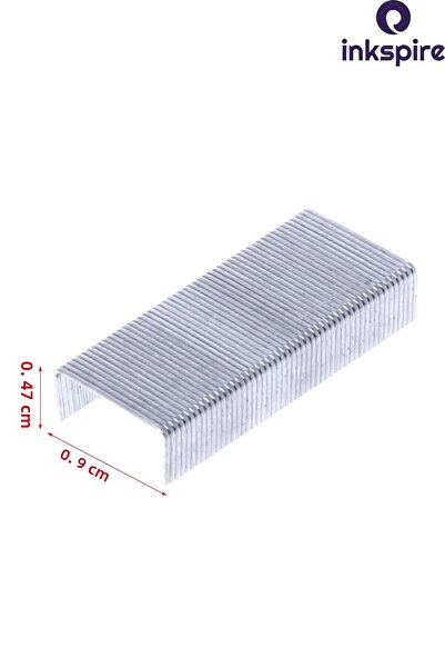 inkspire White Staple Wire No:10 1000 Li 3 Pack Small Size Gray Color Number 10 Wire Staple Silver Gray Noki