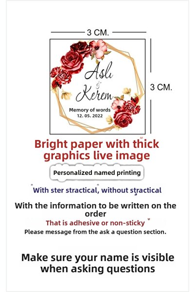 Liva ملصق وعد الخطوبة بالحناء وزجاجة ولادة الطفل وملصقات مغناطيسية