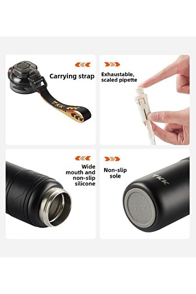 Vagonlife TKK Orange Steel Thermos Flask 500ml - T2022