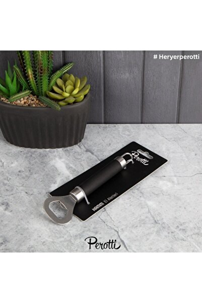 Perotti Bottle Opener Black Series Stainless Steel