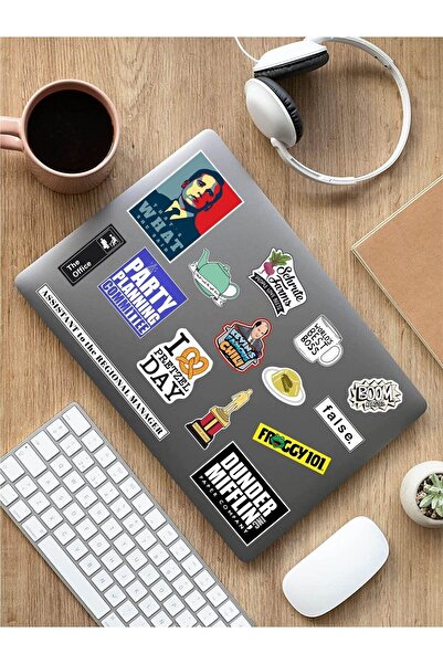 AR Sticker - The Office Themed Laptop Notebook Tablet Sticker Set