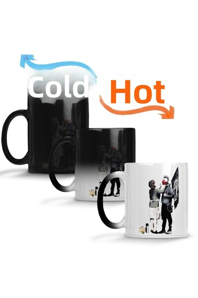 Baskı Dükkanı كوب Anarchy Love السحري من البورسلين