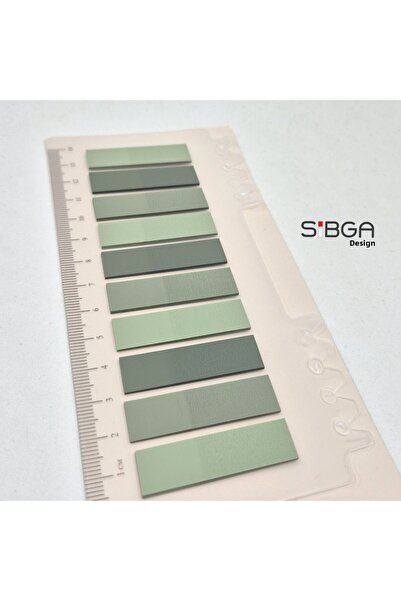 sibga tasarım Transparent Color. 200 Sheets Book Mark Sticker Note Paper