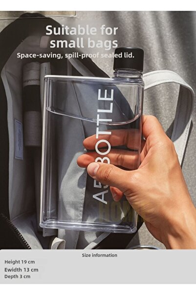 Jet's Home Slim A5 Water Bottle, Leakproof, Space Saving, Bpa Free Bag Compatible Water Bottle 420 ml