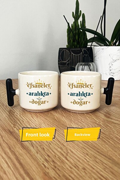 Hedizu Legends Are Born in December Mug Cup with t Handles Black Bow Sign Birthday Gift