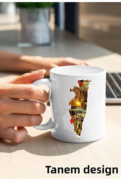 Tanem Tasarım تصميم فلسطيني - كوب كلاسيكي بنمط غزة وكودوس