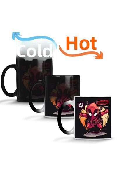 Baskı Dükkanı Deadpool 01 - كوب وكوب من البورسلين السحري