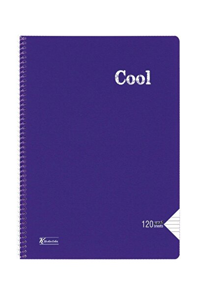 KESKİN COLOR Cool A4 120 Sheets Lined PP Cover Spiral Notebook (321651-99)