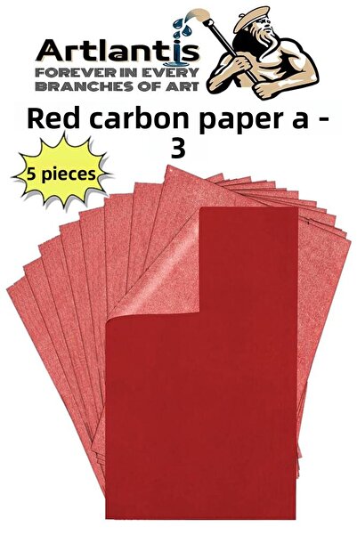 Artlantis Carbon Paper A3 5 Pieces 29.7X42 cm Color Carbon Paper Copy Paper T...