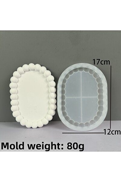 Choice1 قالب سيليكون على شكل صينية تخزين فقاعات 02، مصنوع يدويًا من الراتنج و...