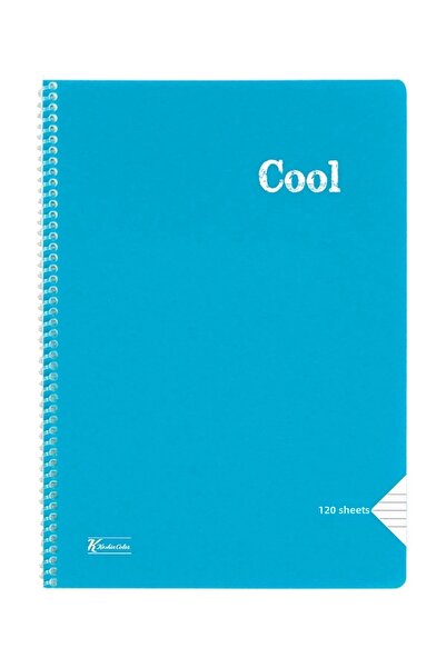 KESKİN COLOR Cool A4 120 Sheets Lined PP Cover Spiral Notebook (321651-99)