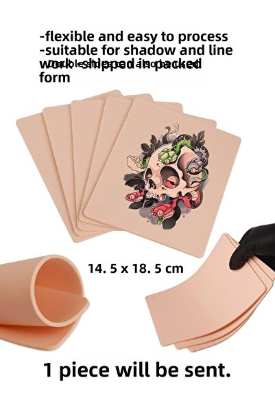 Karınca Tattoo Faux Leather Tattoo Equipment - Handpoke Tattoo, Pad Working M...