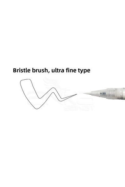 Zig Brush Pen Ultra Fine White Pen with Brush Tip Cnbw-02s