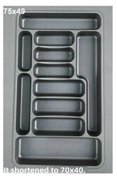 Akay درج رمادي 75x48 - تصميم حامل ملعقة