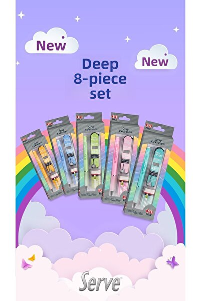 Serve Deep 3-Piece School Set Sky Blue