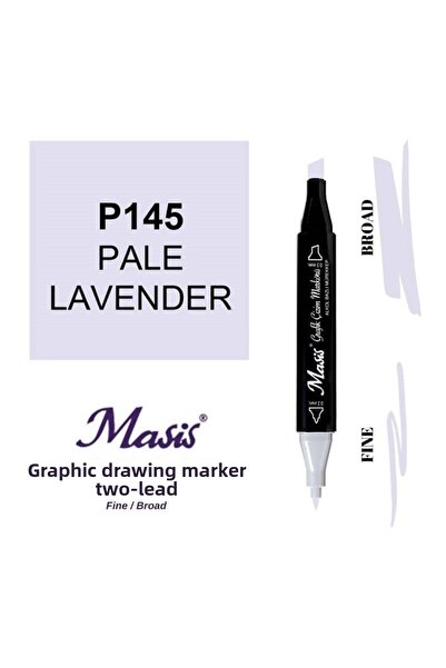 Masis Light Lavender 145 Model Double Ended Graphic Pen