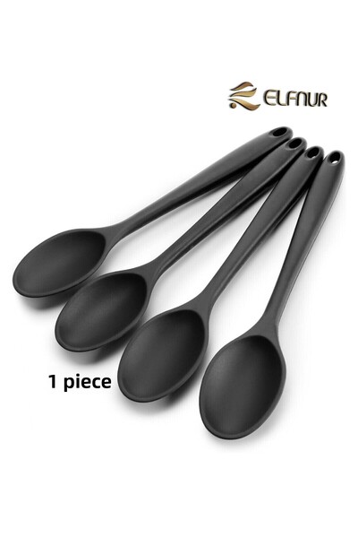 elfnur Hard Tipped Heat Resistant Fireproof Non-Stick Silicone Food Serving S...