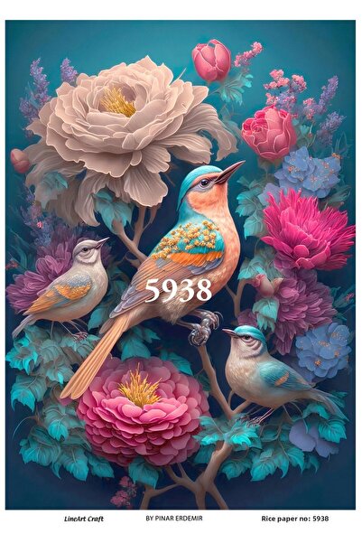 LİNEART ورق تزيين نحاسي من LineArt LA-5938