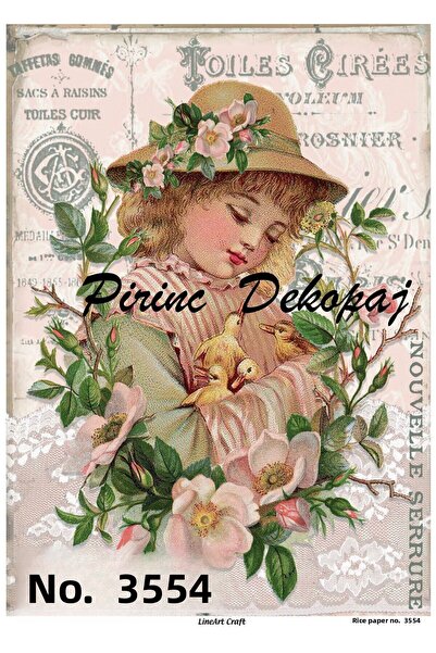 LİNEART Lineart Brass Decopage Paper No:L3554- 29X42Cm
