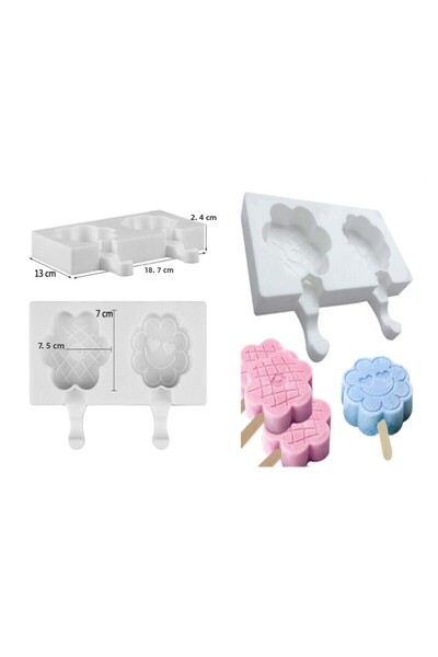 PASTRY PLANET قالب سيليكون لآيس كريم الزهور