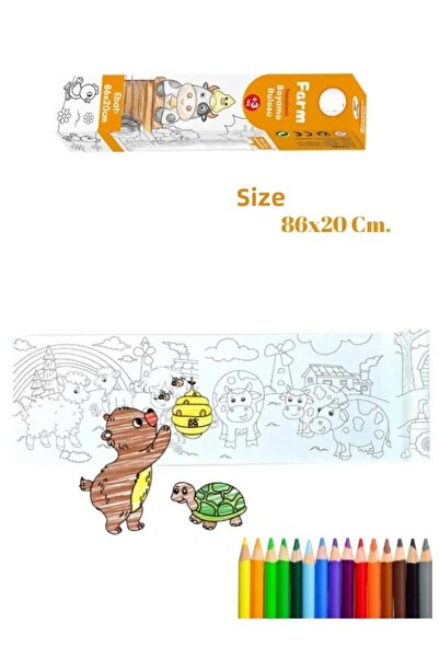 ileri grup FARM Adhesive Roll Painting Paper - 86x20 cm