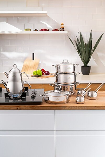 Emsan Batu 14 Piece Steel Dowry Set