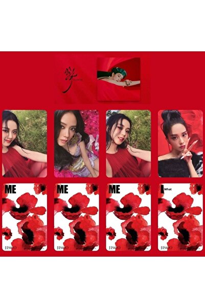 Kpop Dünyasi Blackpink Jisoo '' Me '' Red 1 Σετ καρτών άλμπουμ