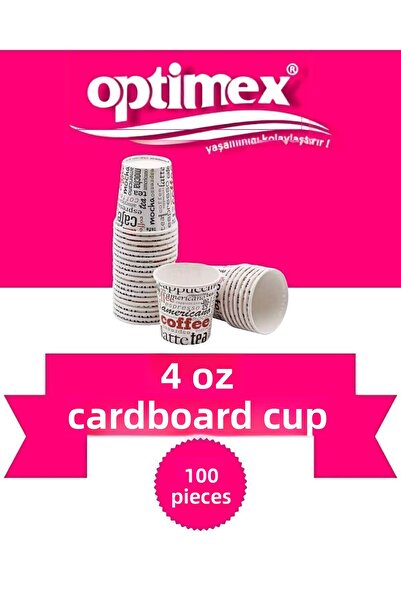 DAĞYÜCE كوب قهوة كرتون صغير الحجم 4 أونصة 100 قطعة