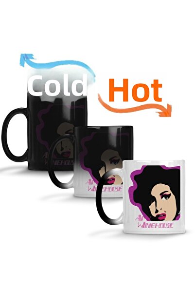 Baskı Dükkanı إيمي واينهاوس مج سحري زجاجي بورسلين